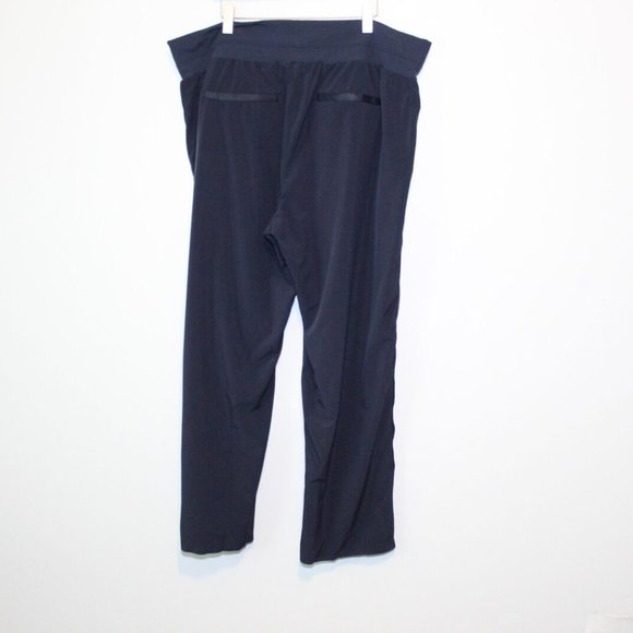 Athleta 2021 Nolita Wide Leg Pants Navy Blue Women's Plus Size 24 H13676 - Picture 7 of 13